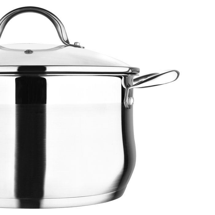 Bergner Gourmet by Bergner - 12 Pc Stainless Steel Pots and Pans